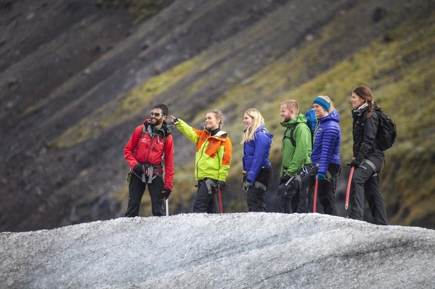 Looking at the surroundings