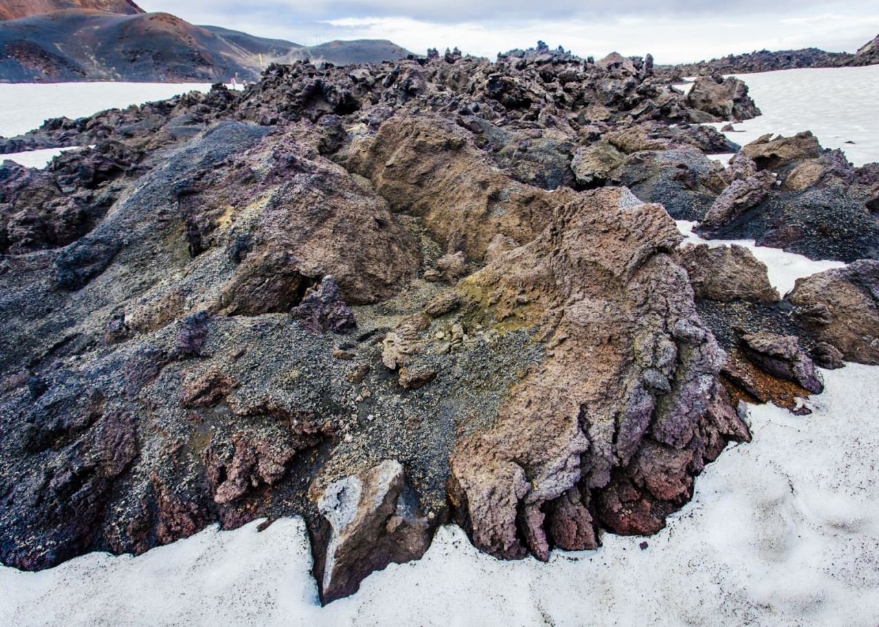 Lava from the Craters of Fimmvörðuháls