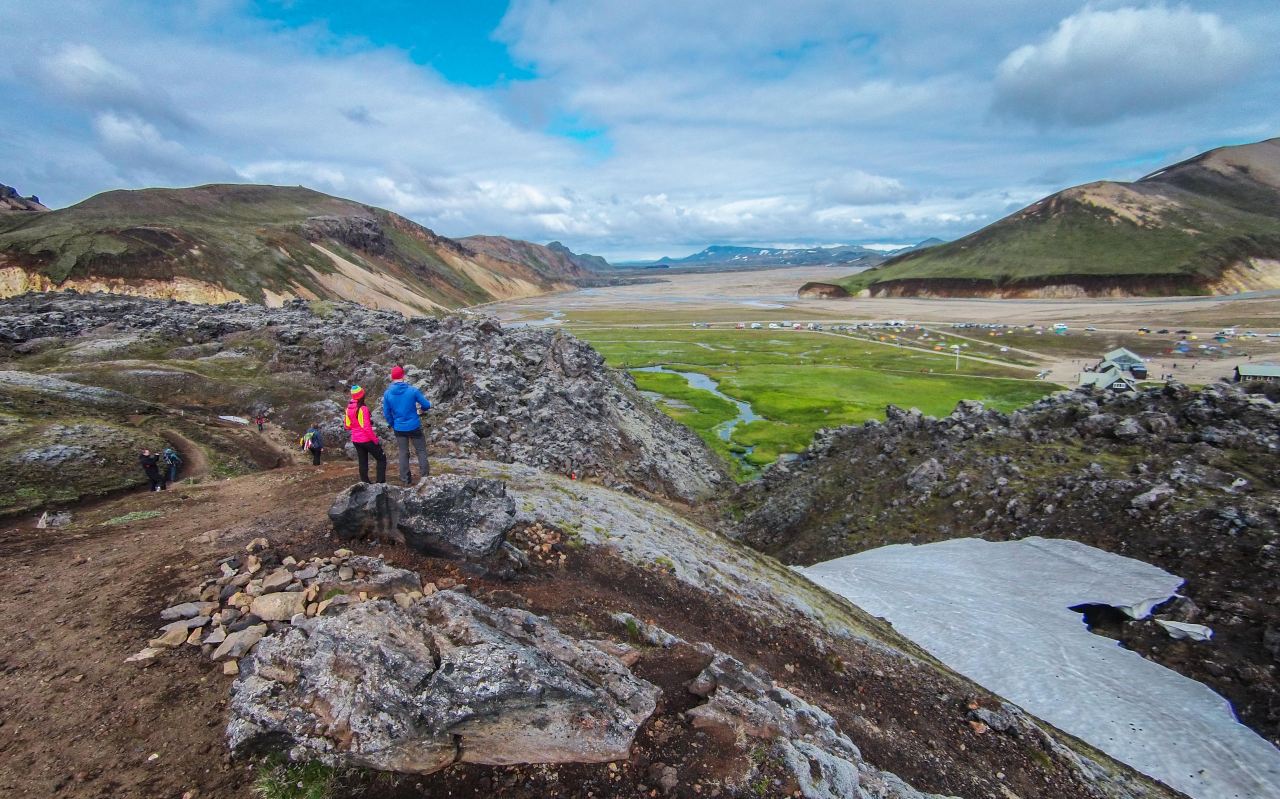 Landmannalaugar Drone Shot