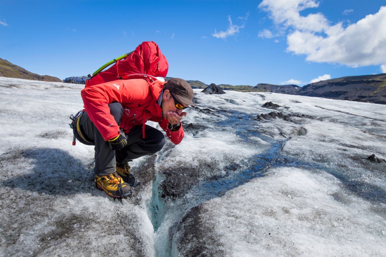Drinking the Fresh Glacier Water