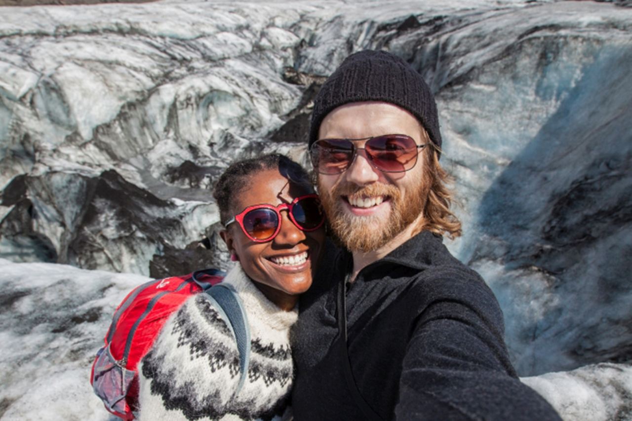 Glacier Selfie on Sólheimajökull
