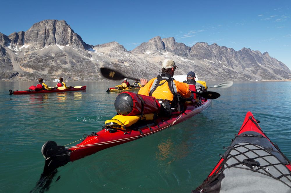 Kayaking in Greenland 