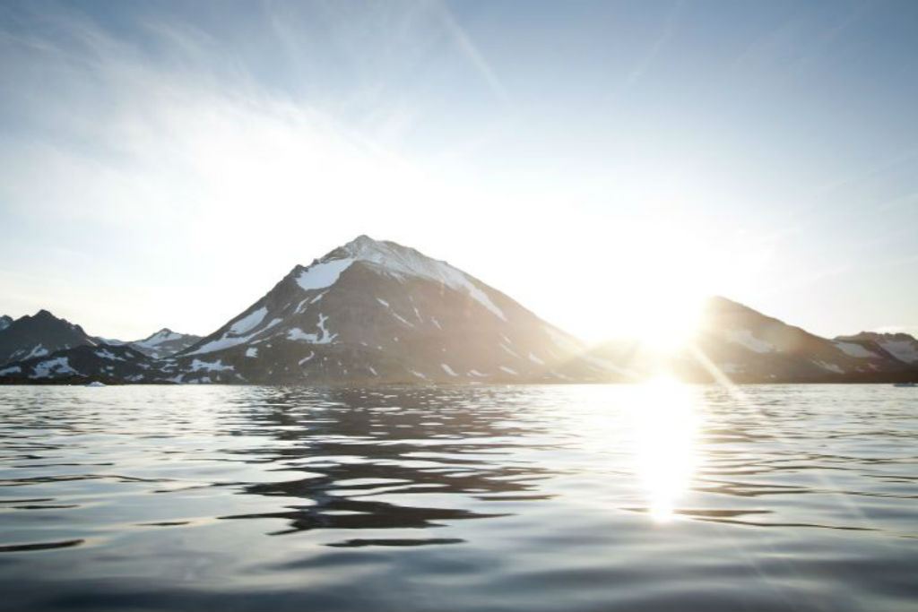 Sunrise over the mountains