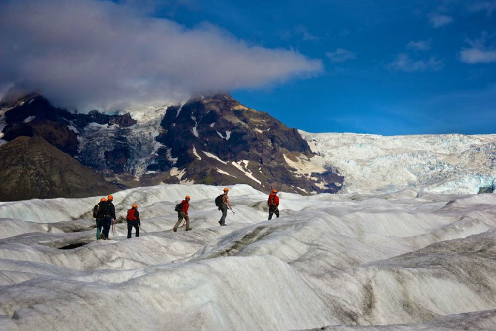 Glacier walk in Iceland
