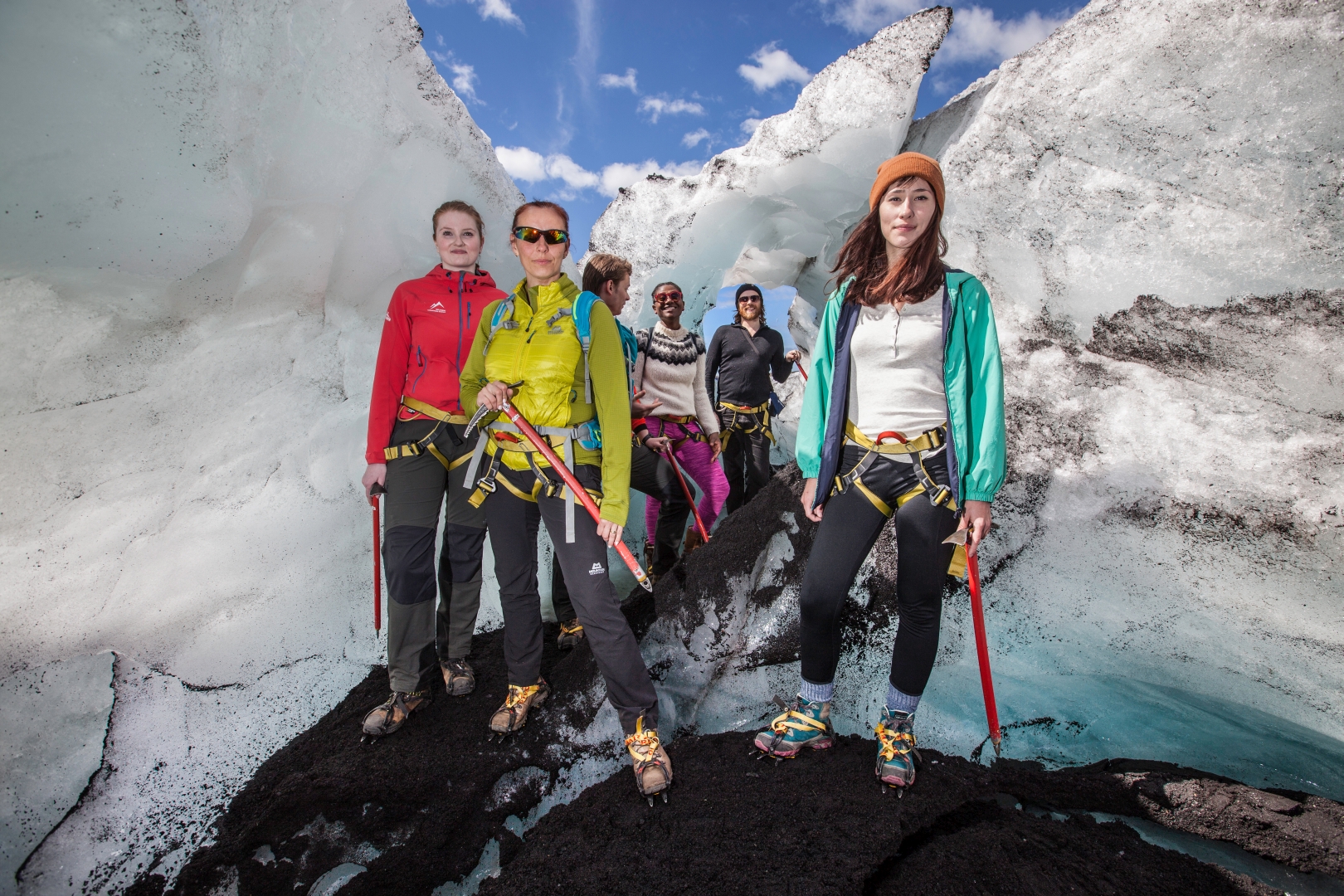 Exploring the glacial sculptures