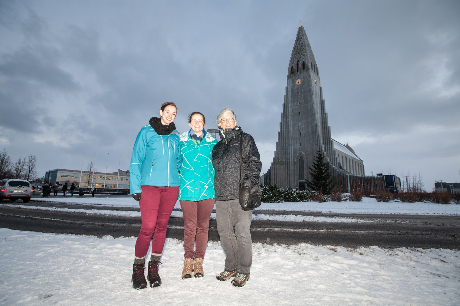 In front of Hallgrímskirkja