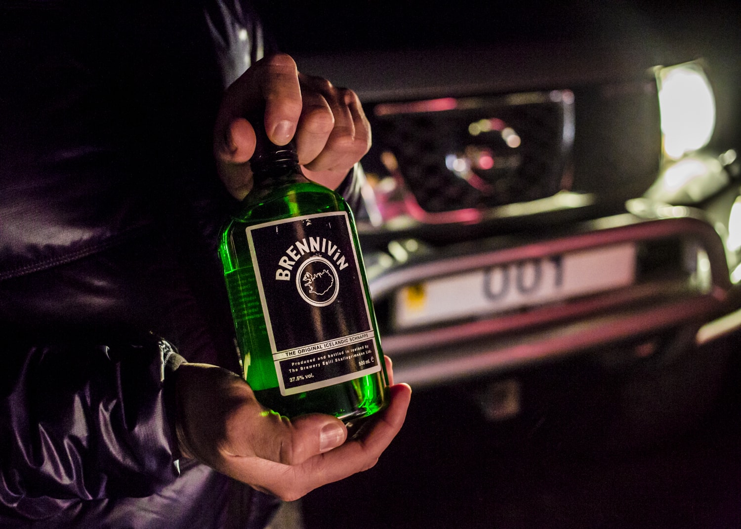 Getting a little taste of Icelandic Brennivín