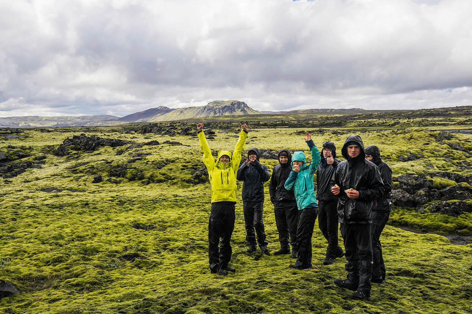 Happy hikers