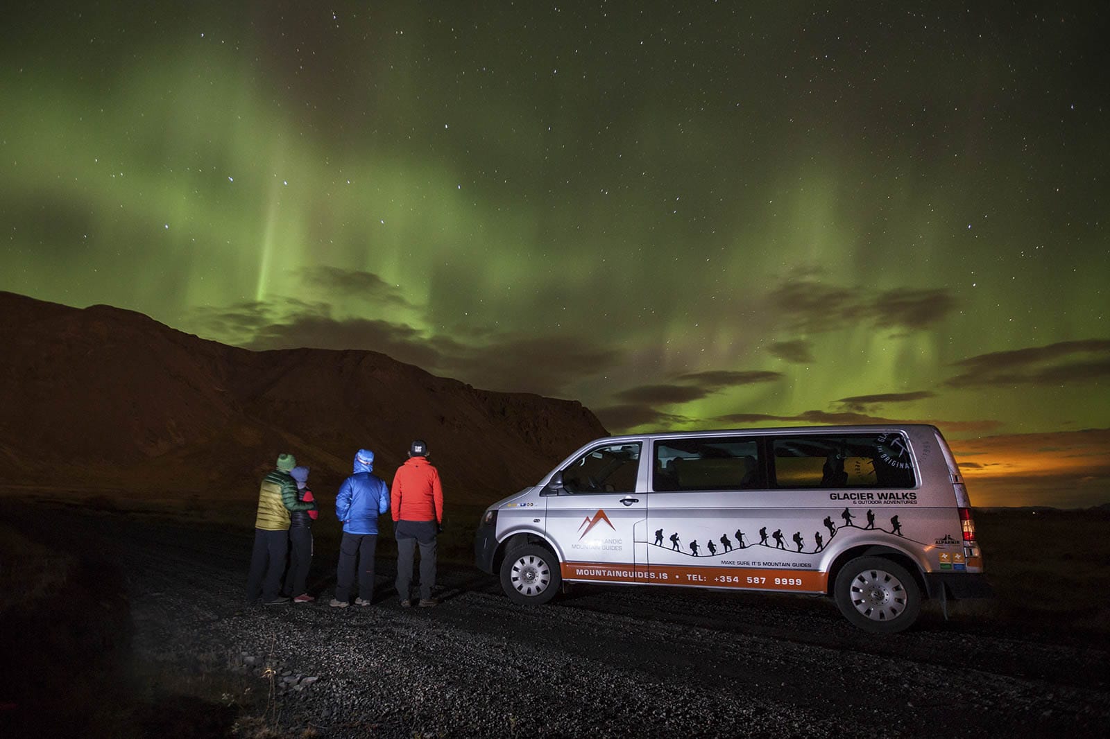 Enjoying the northern lights