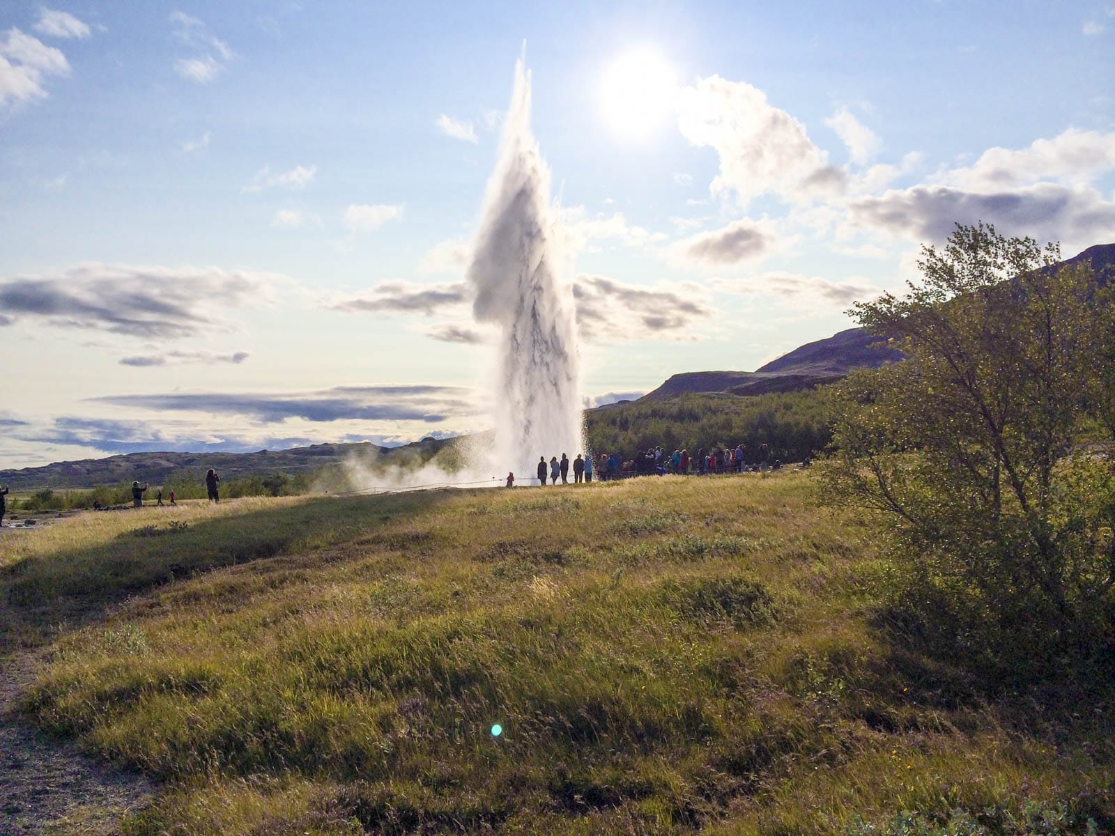 Strokkur hotspring geyser