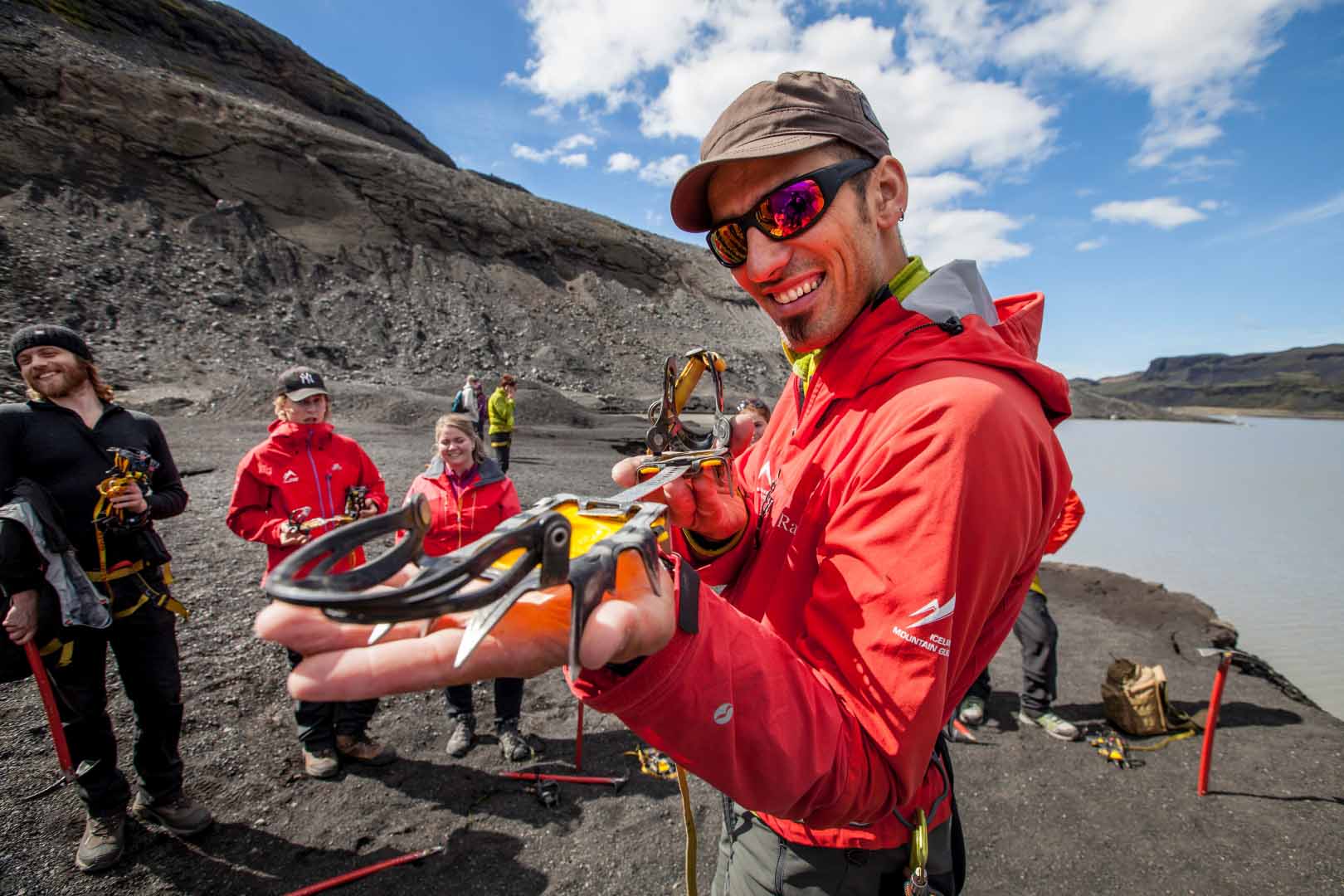 Crampons in the hands of an expert