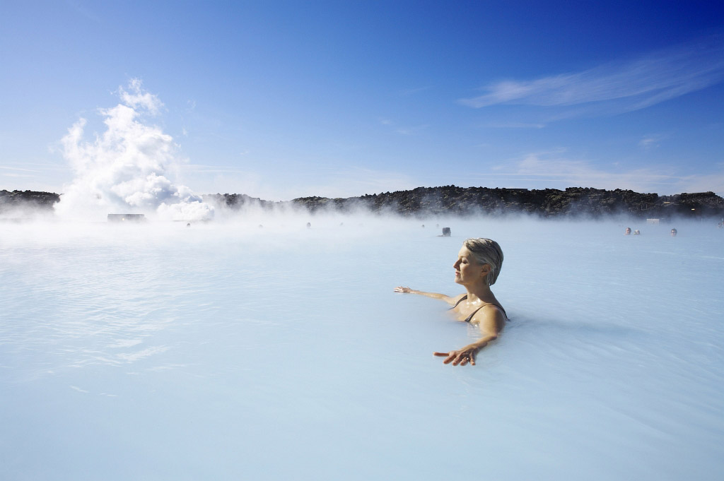 Theraputic water of the Blue Lagoon