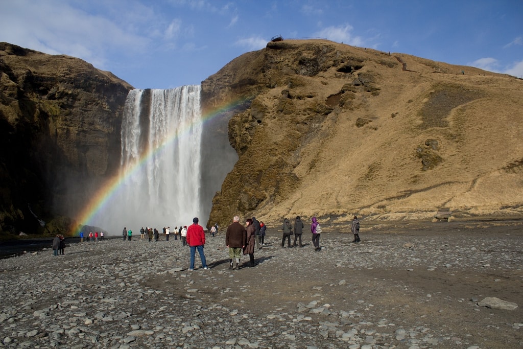 Skógafoss waterfall