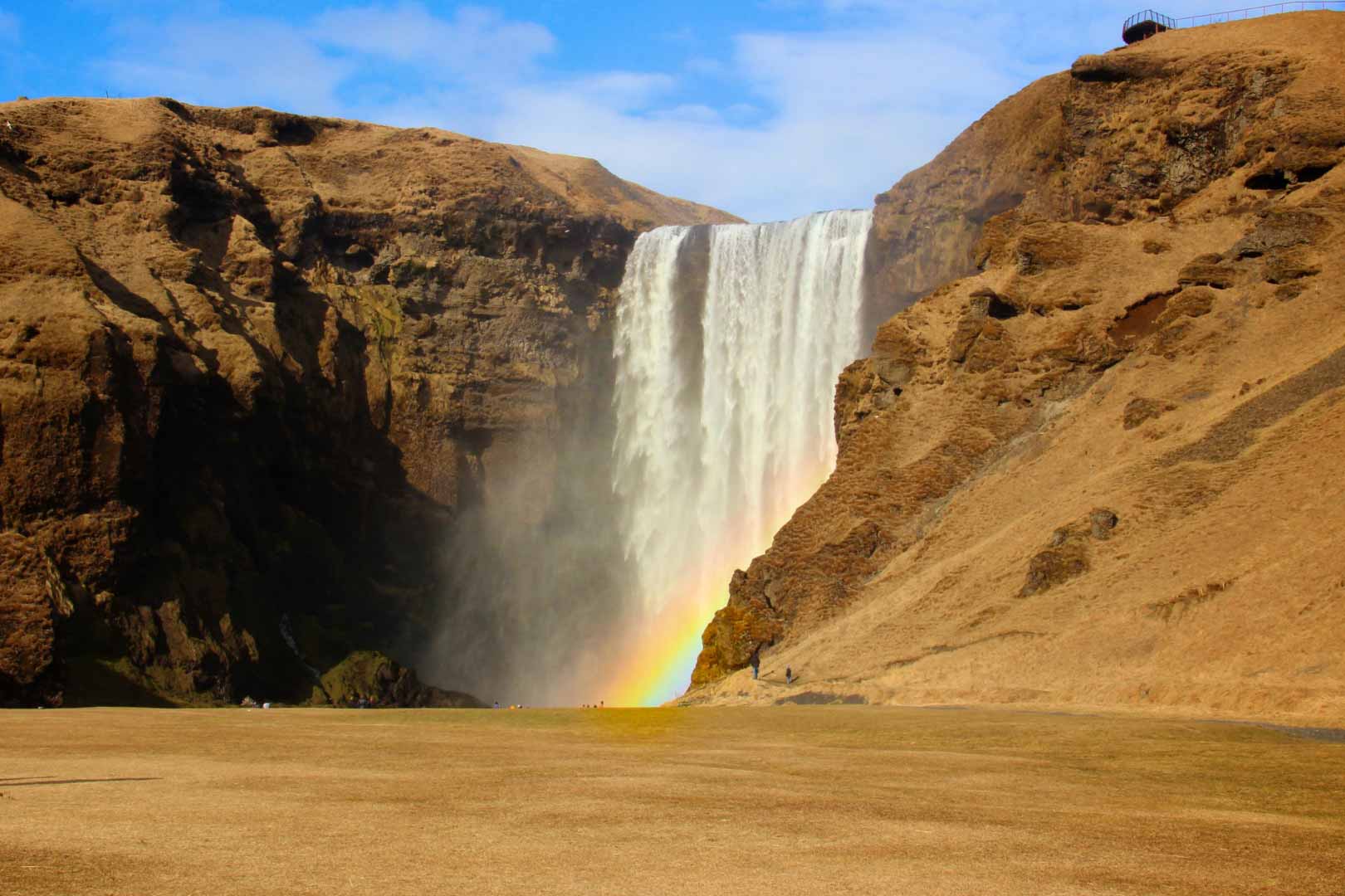 Skógafoss waterfall
