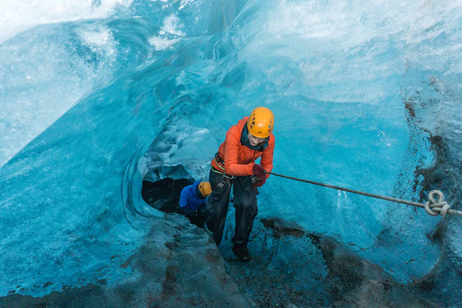 Going into the Ice Cave