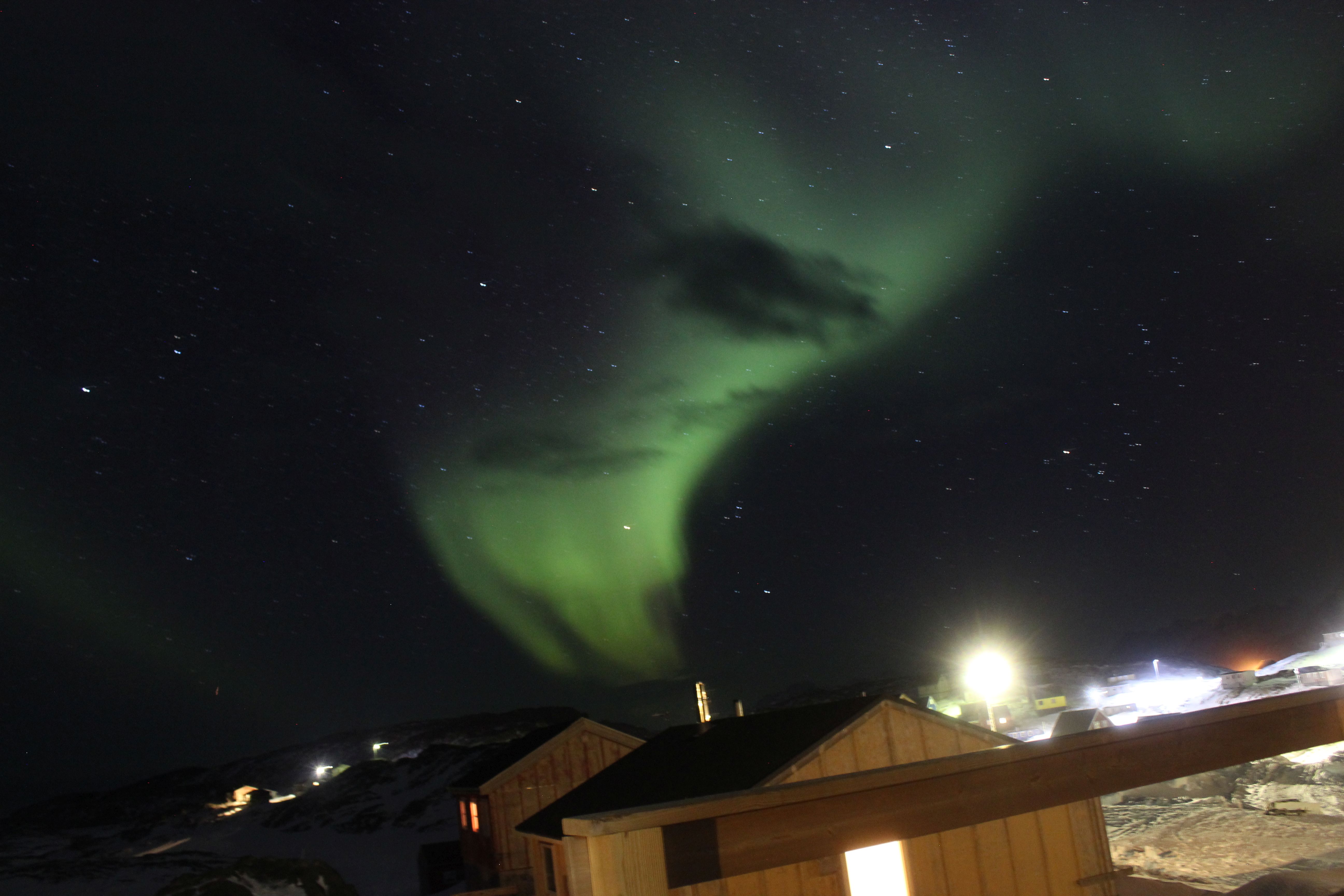 Northern Lights in Kulusuk Greenland
