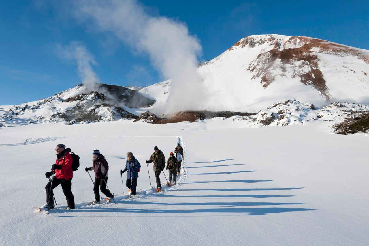 Snowshoeing